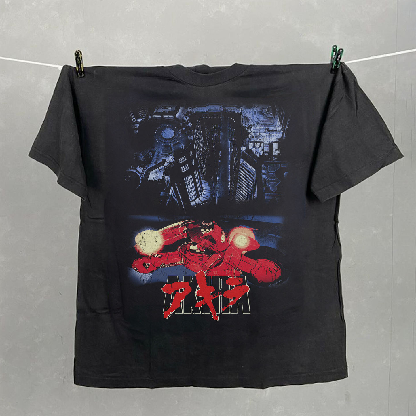 Akira | Black Vintage Tee