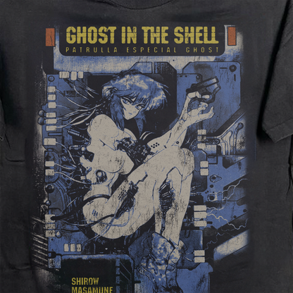 Ghost In The Shell  | Black Vintage Tee