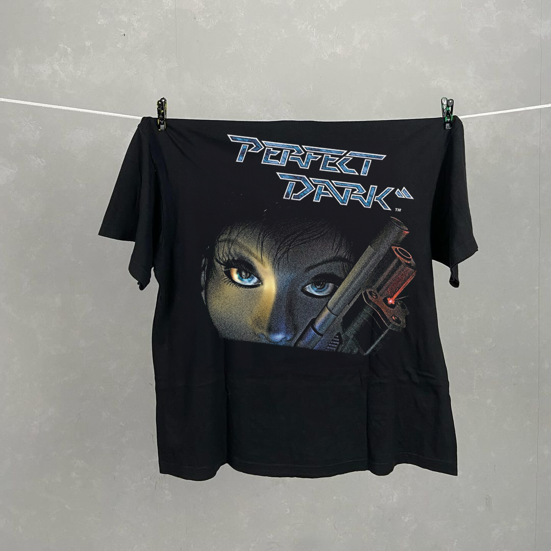 Perfect Dark | Black Vintage Tee