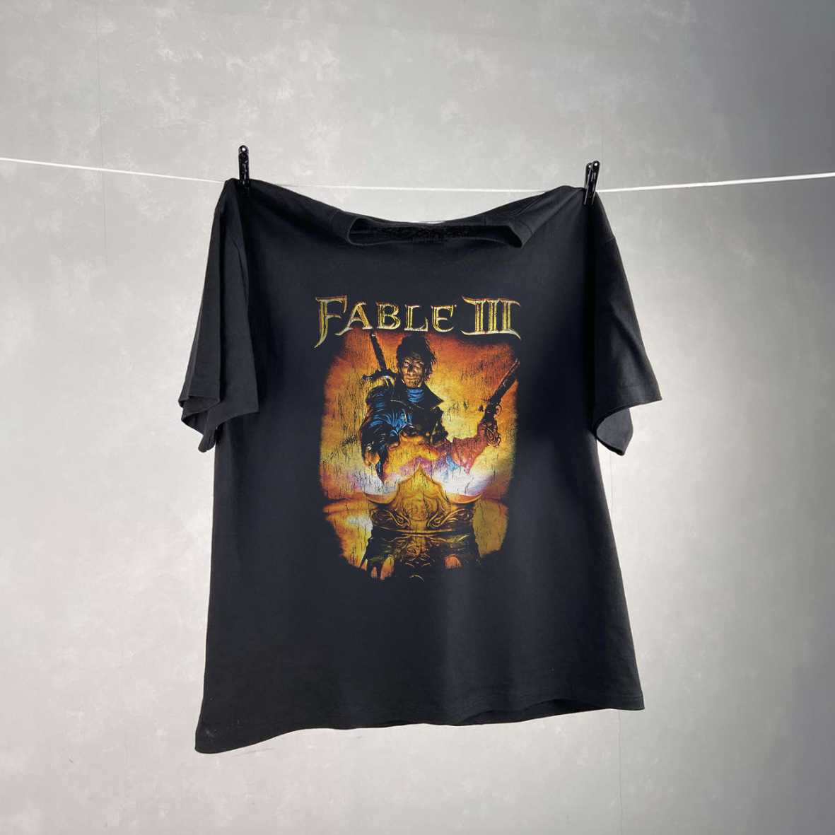 Fable III | Black Vintage Tee