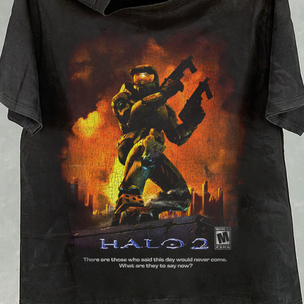 Master Chief  | Black Vintage Tee