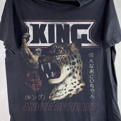 Anger Of Beast | Black Vintage Tee