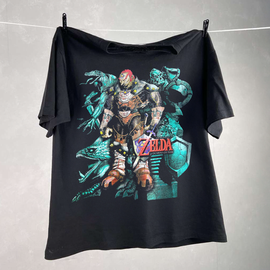 Ocarina Of Time Ganondorf | Black Vintage Tee