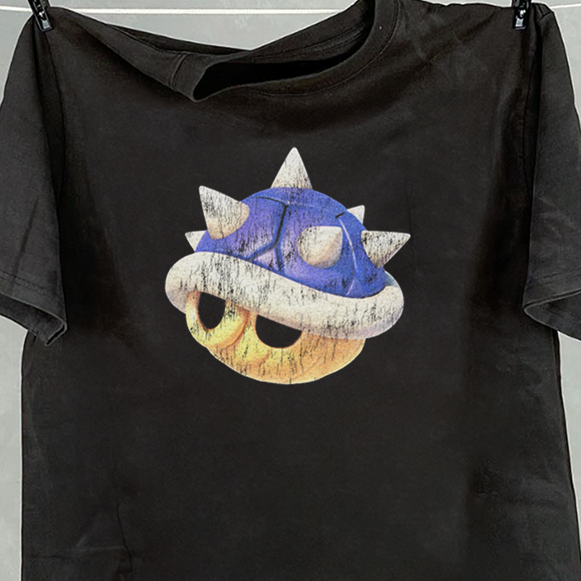 Spiny Shell | Black Vintage Tee