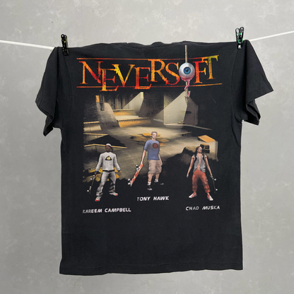 The Warehouse N64 Neversoft | Black Vintage Tee