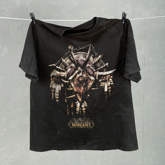 World of Warcraft | Black Vintage Tee