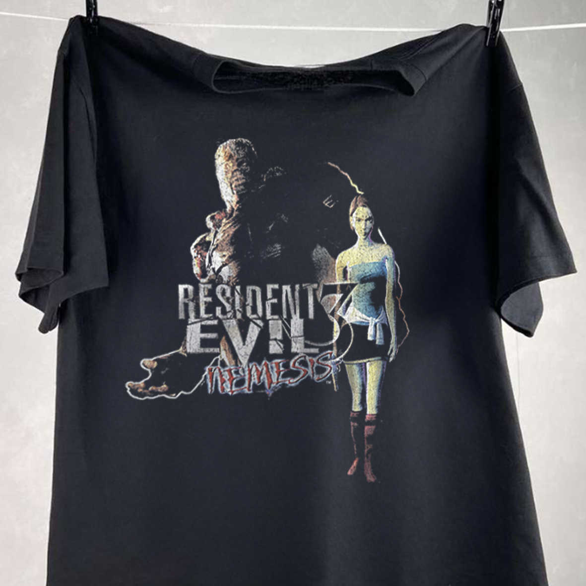 Resident Evil 3 Nemesis | Black Vintage Tee